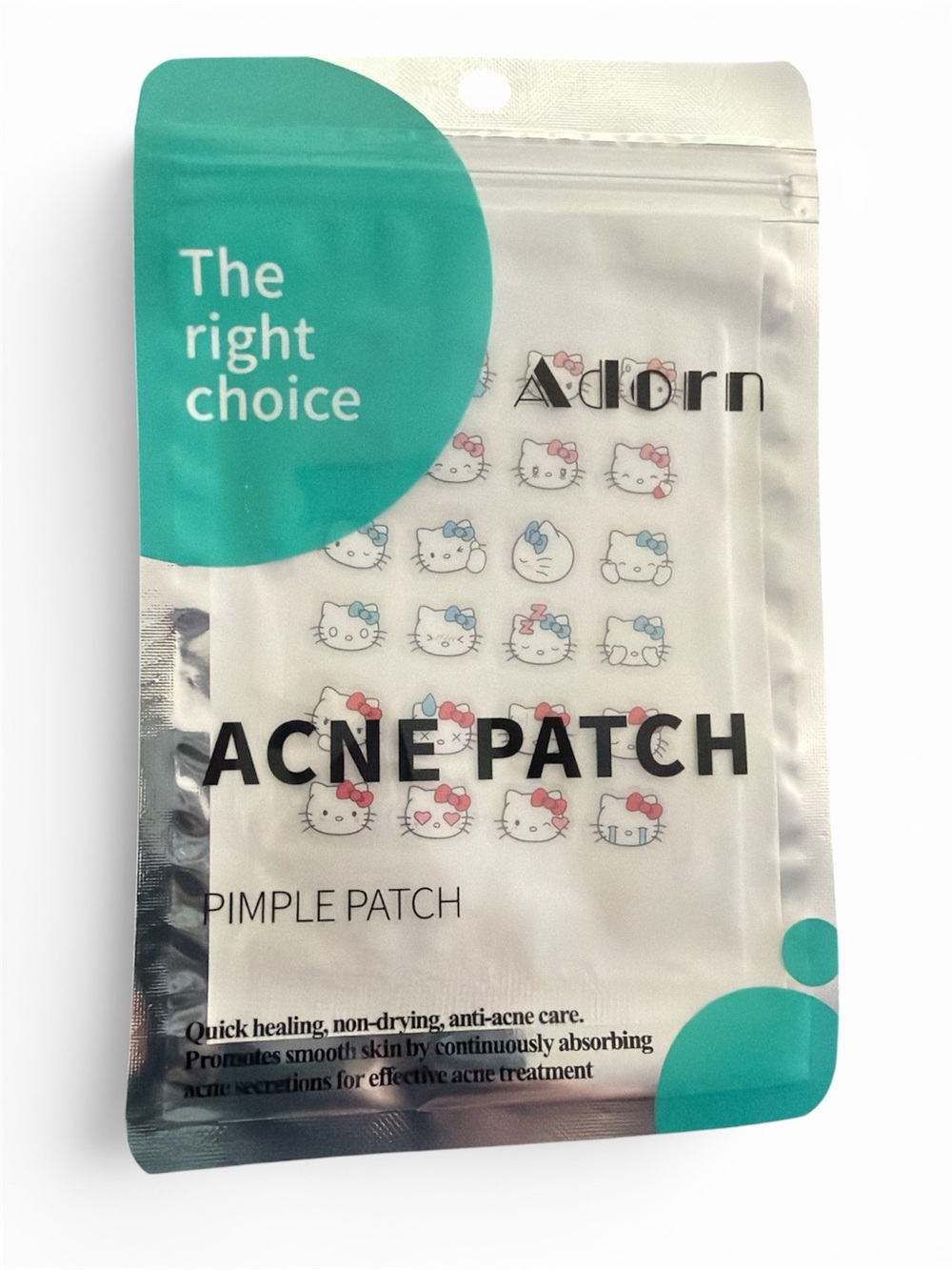 Adorn Hello Kitty Acne Patch - Teal & White